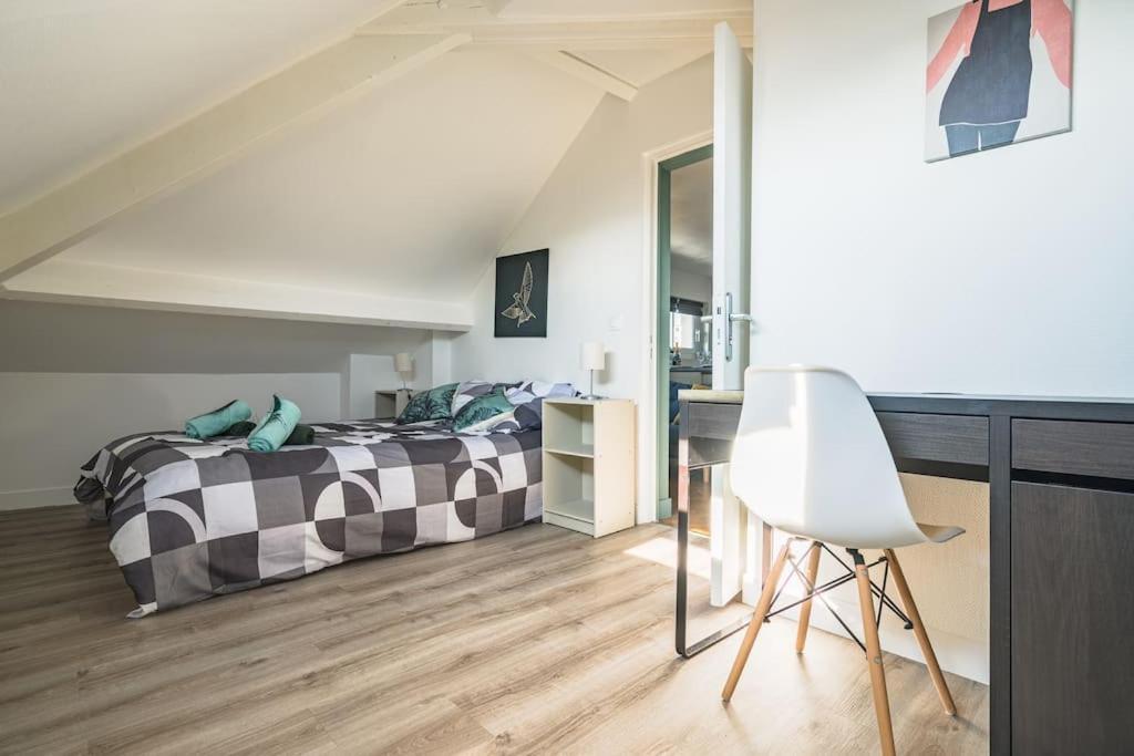 Le Saphir - 20Min From Paris & Cdg Airport - 2 Bathrooms - 2 Desks Drancy Exteriér fotografie