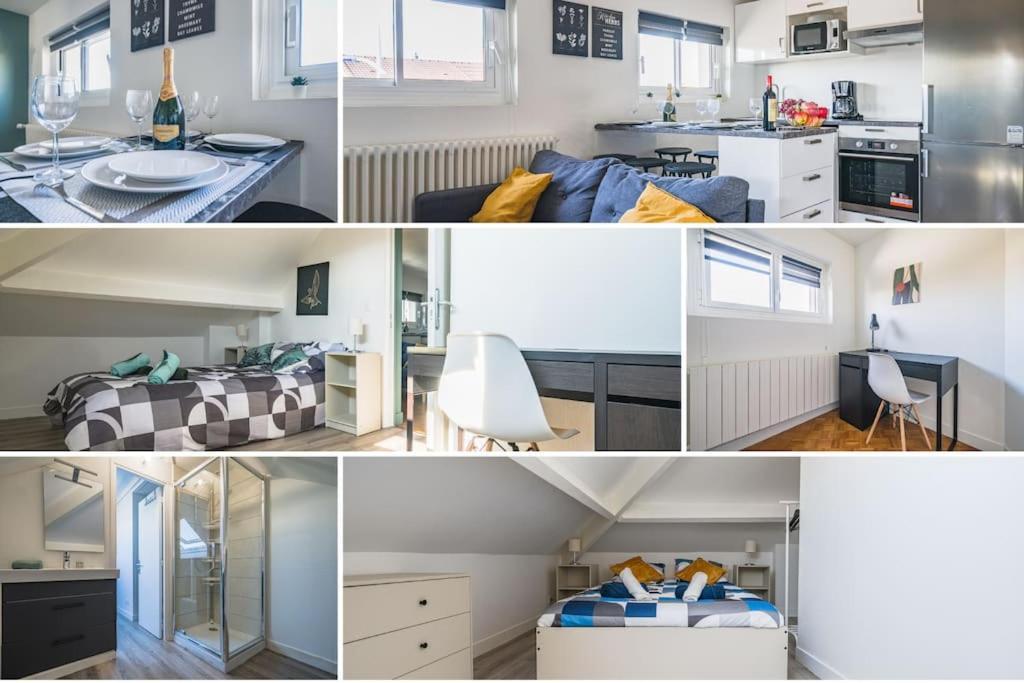 Le Saphir - 20Min From Paris & Cdg Airport - 2 Bathrooms - 2 Desks Drancy Exteriér fotografie